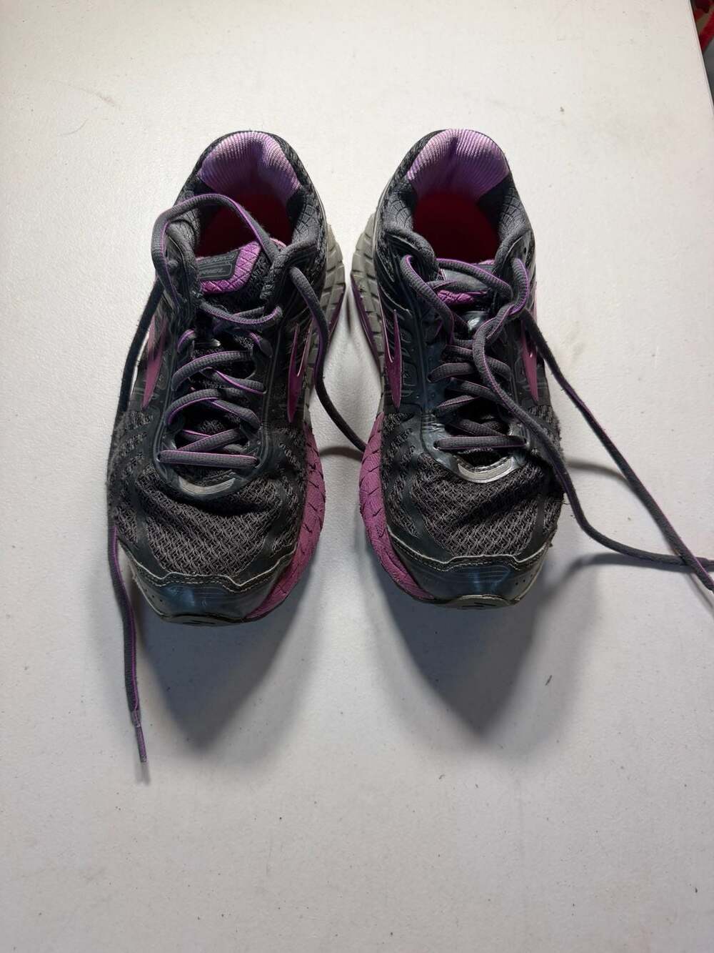 Brooks Ariel Running Shoes Size 7 Extra Wide Black Purple